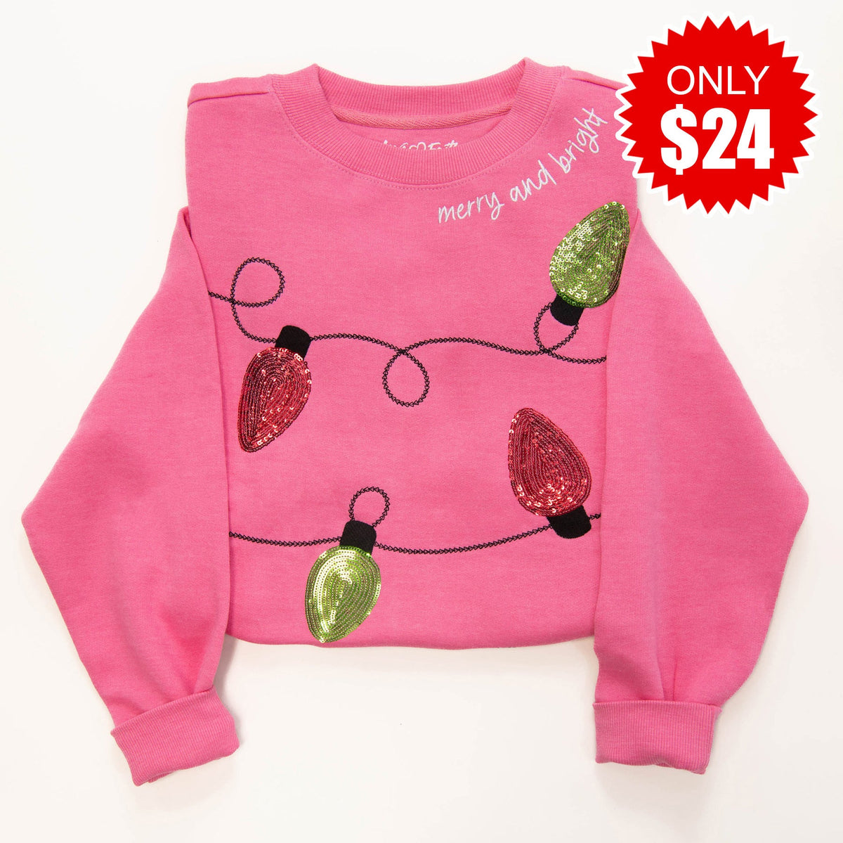 Embellished Merry and Bright Sweatshirt - 24 product image 2