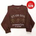 Embellished Most Wonderful Time Sweatshirt - 20 product image 1