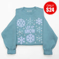 Embellished Let it Snow Sweatshirt - 24 product image 1