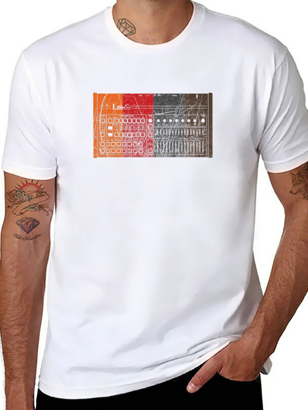 LM-2 Drum Machine Graphic Tee - Vintage Style product image 7