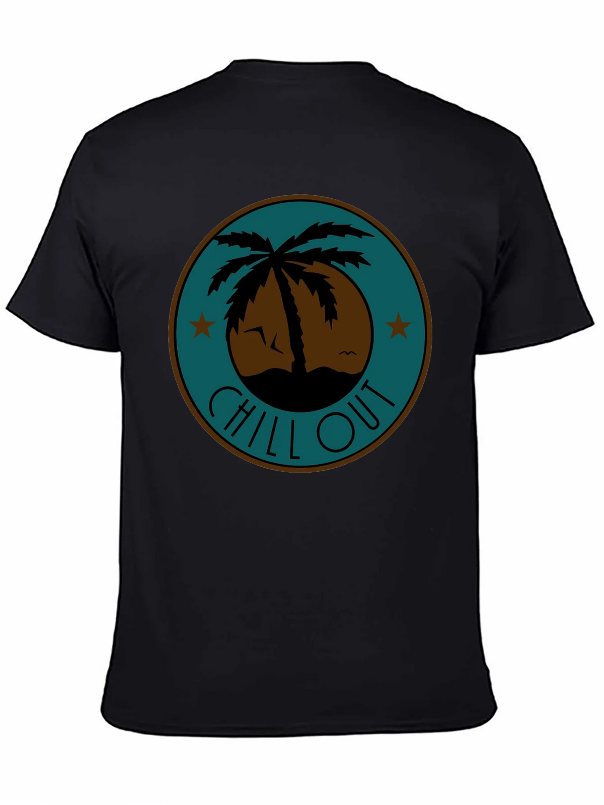 Chill Out Palm Tree Graphic Tee - Relaxed Fit product image 4