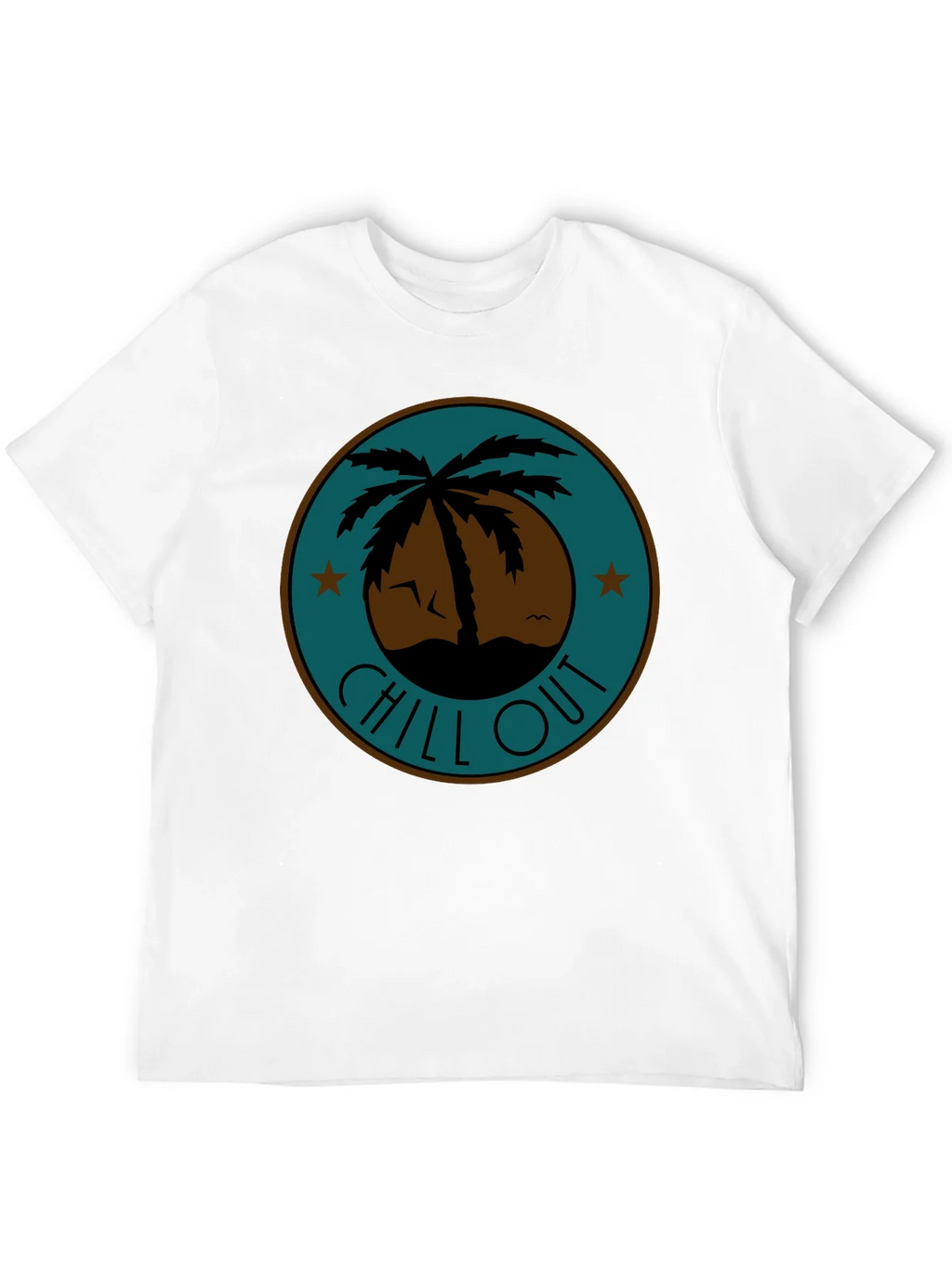 Chill Out Palm Tree Graphic Tee - Relaxed Fit product image 11