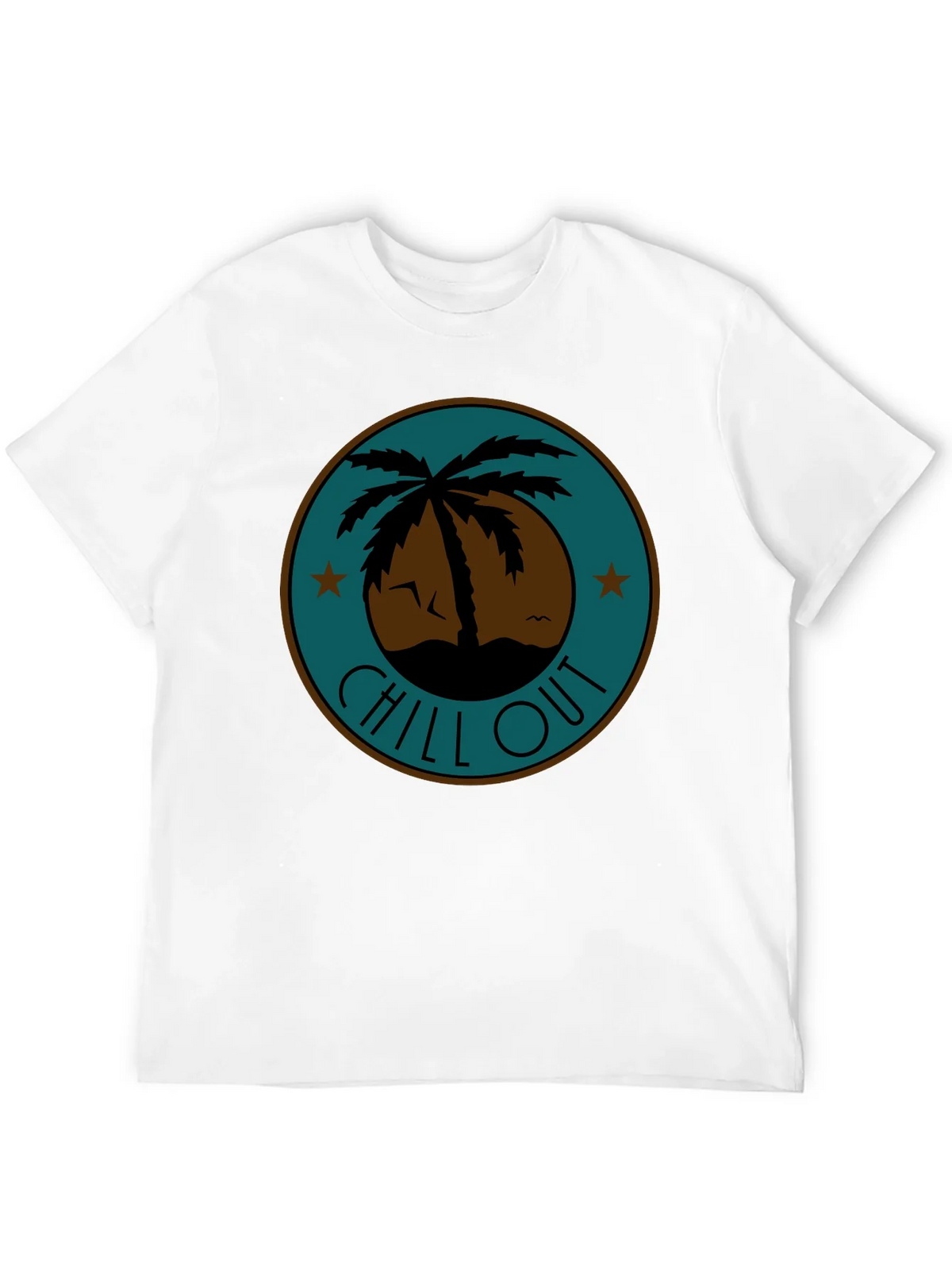Chill Out Palm Tree Graphic Tee - Relaxed Fit product image 11