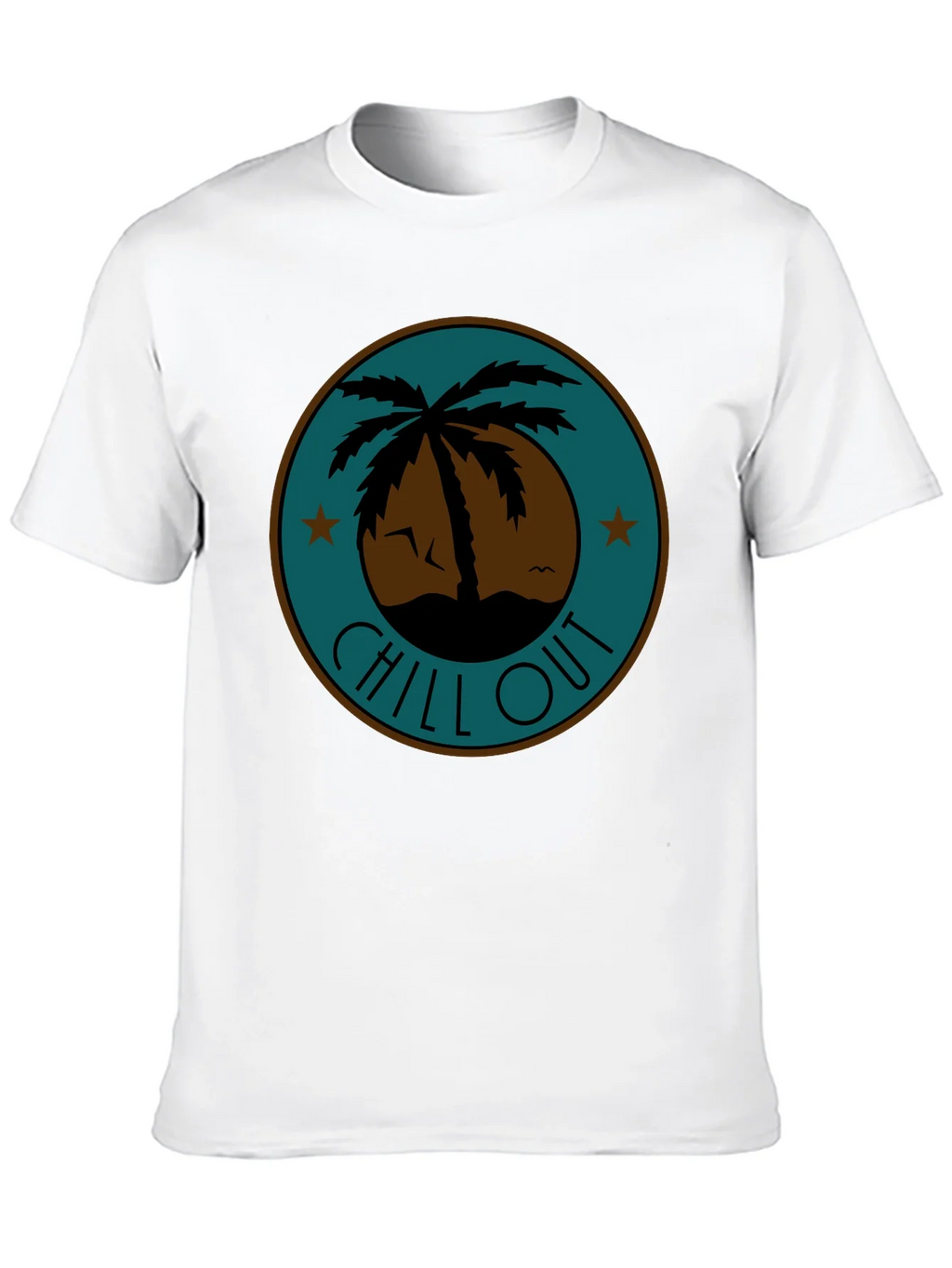 Chill Out Palm Tree Graphic Tee - Relaxed Fit product image 9