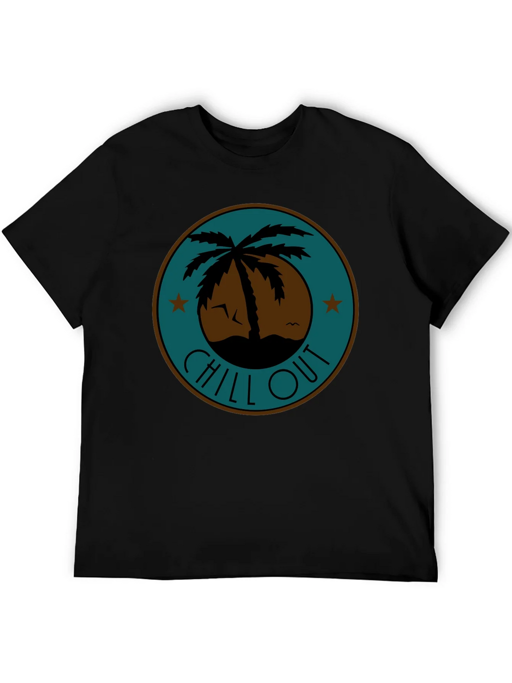 Chill Out Palm Tree Graphic Tee - Relaxed Fit product image 5