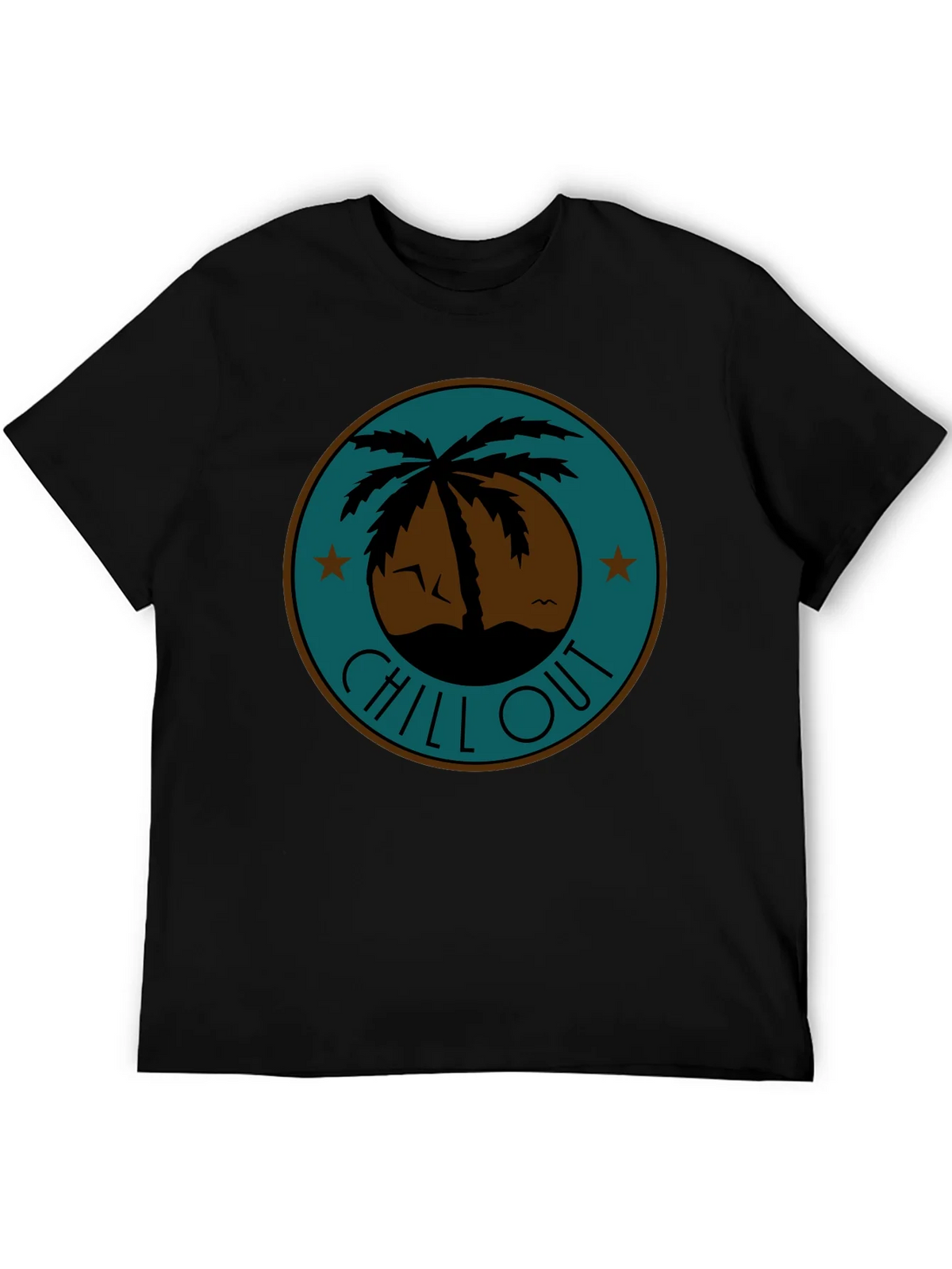 Chill Out Palm Tree Graphic Tee - Relaxed Fit product image 5