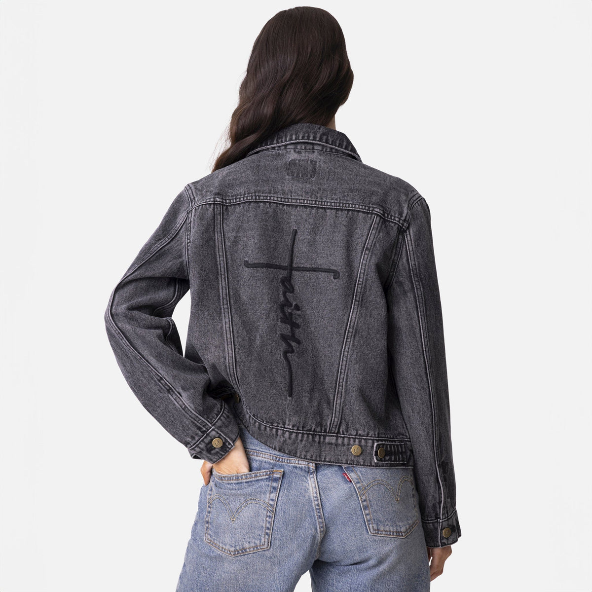 Vintage Washed Denim Jacket Collection product image 7