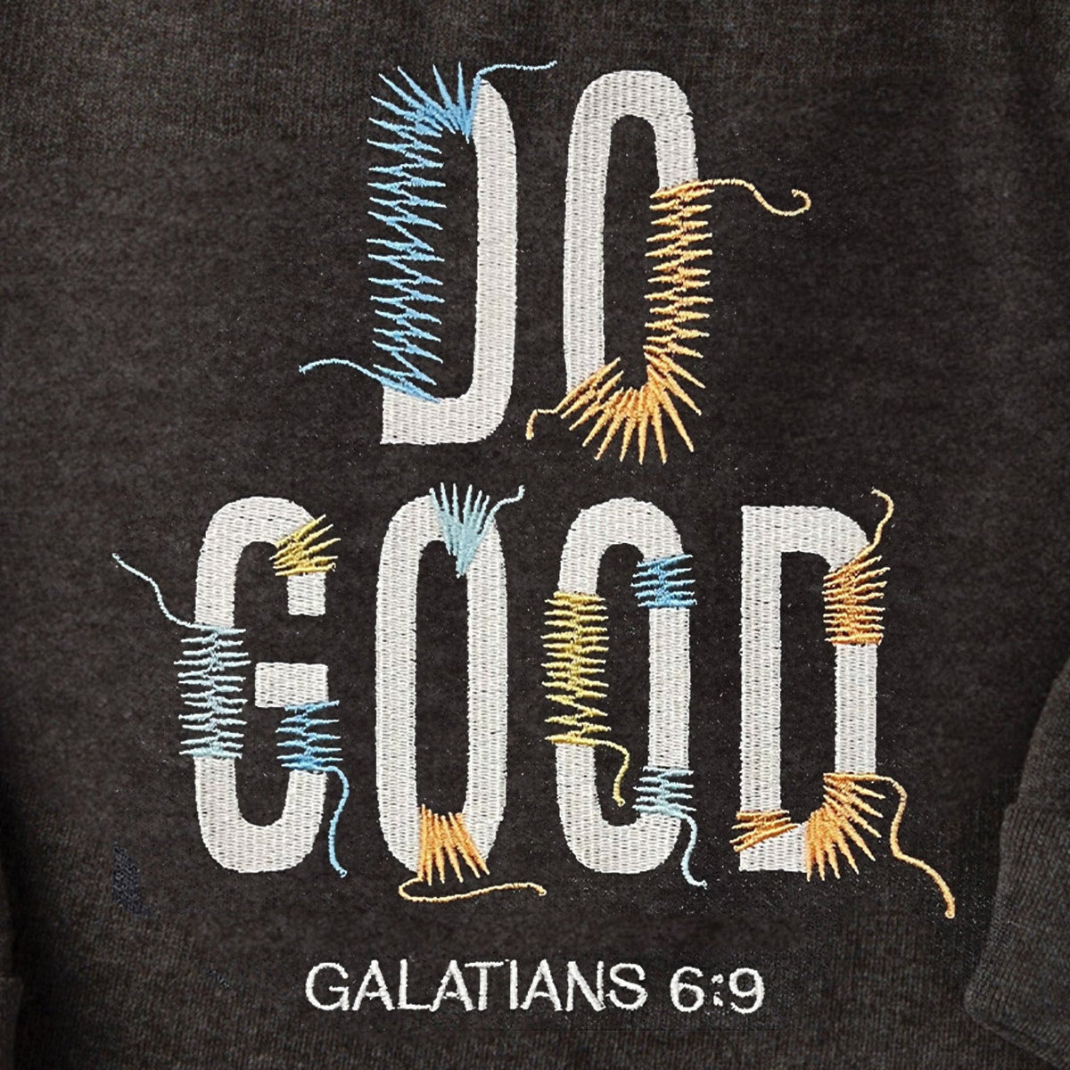Do Good Embroidered Crewneck Sweatshirt