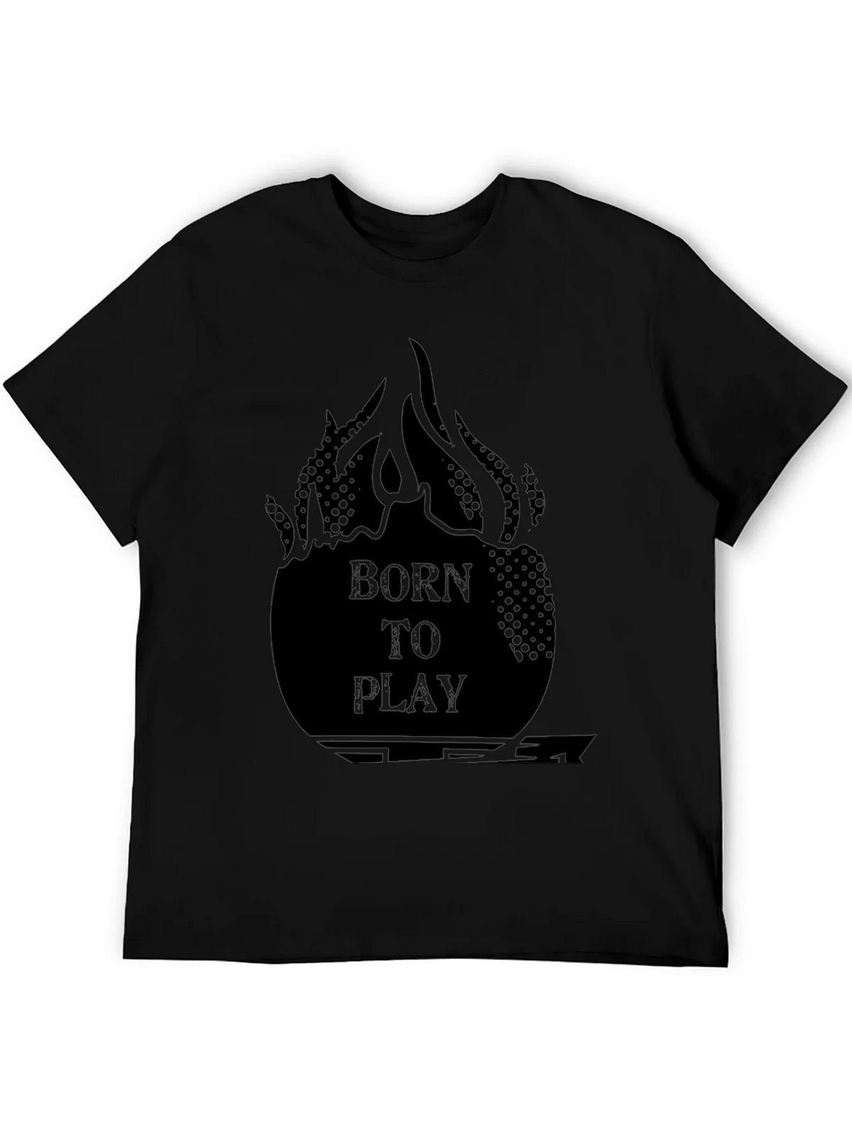 Born to Play Graphic Tee - Black product image 5