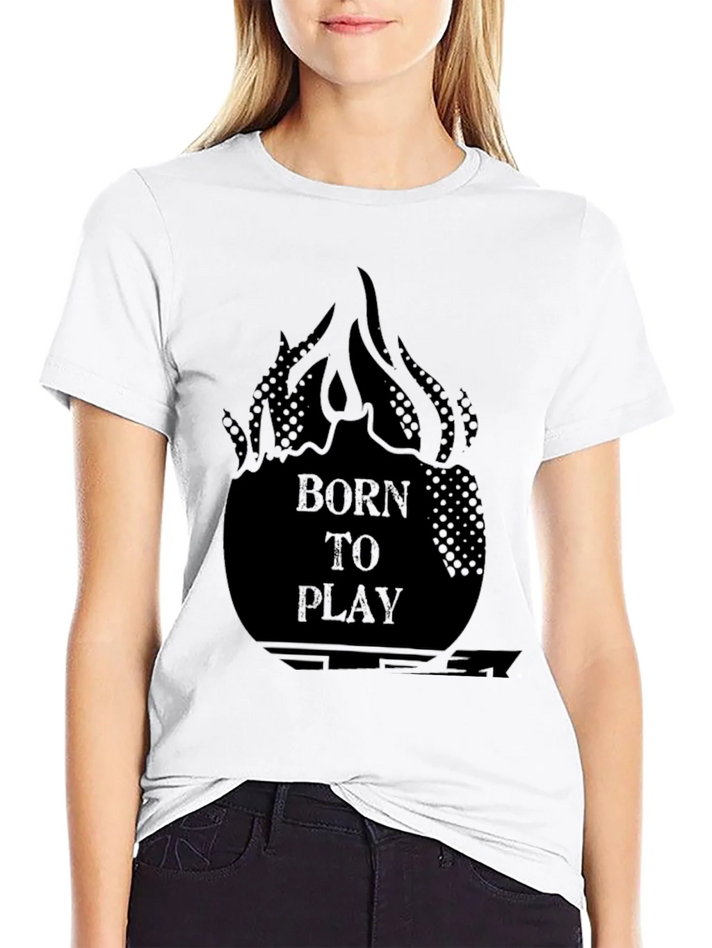 Born to Play Graphic Tee - Black product image 8
