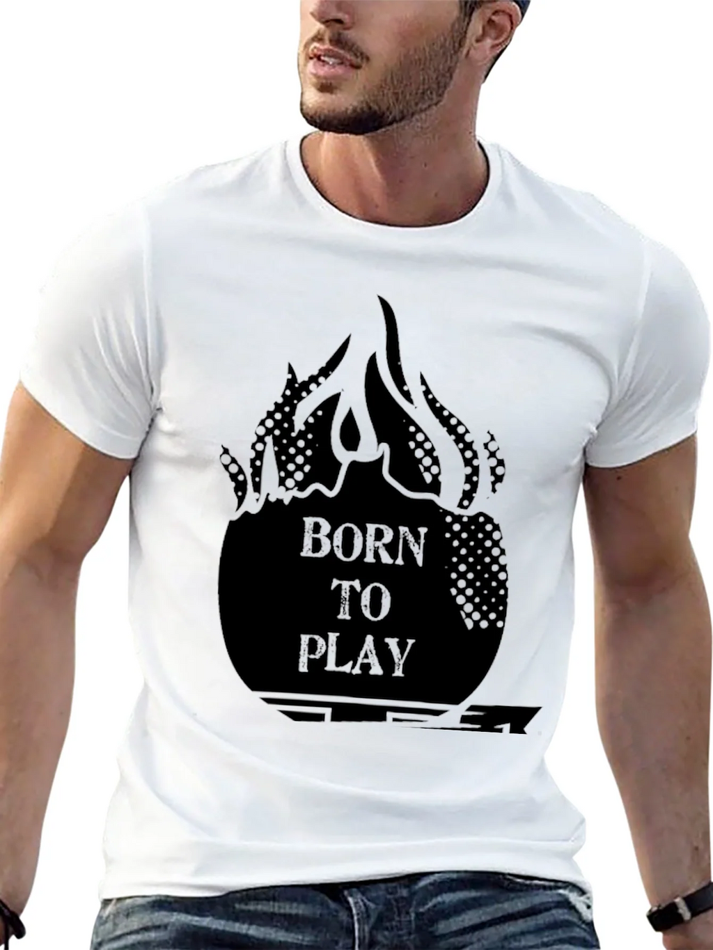 Born to Play Graphic Tee - Black product image 12