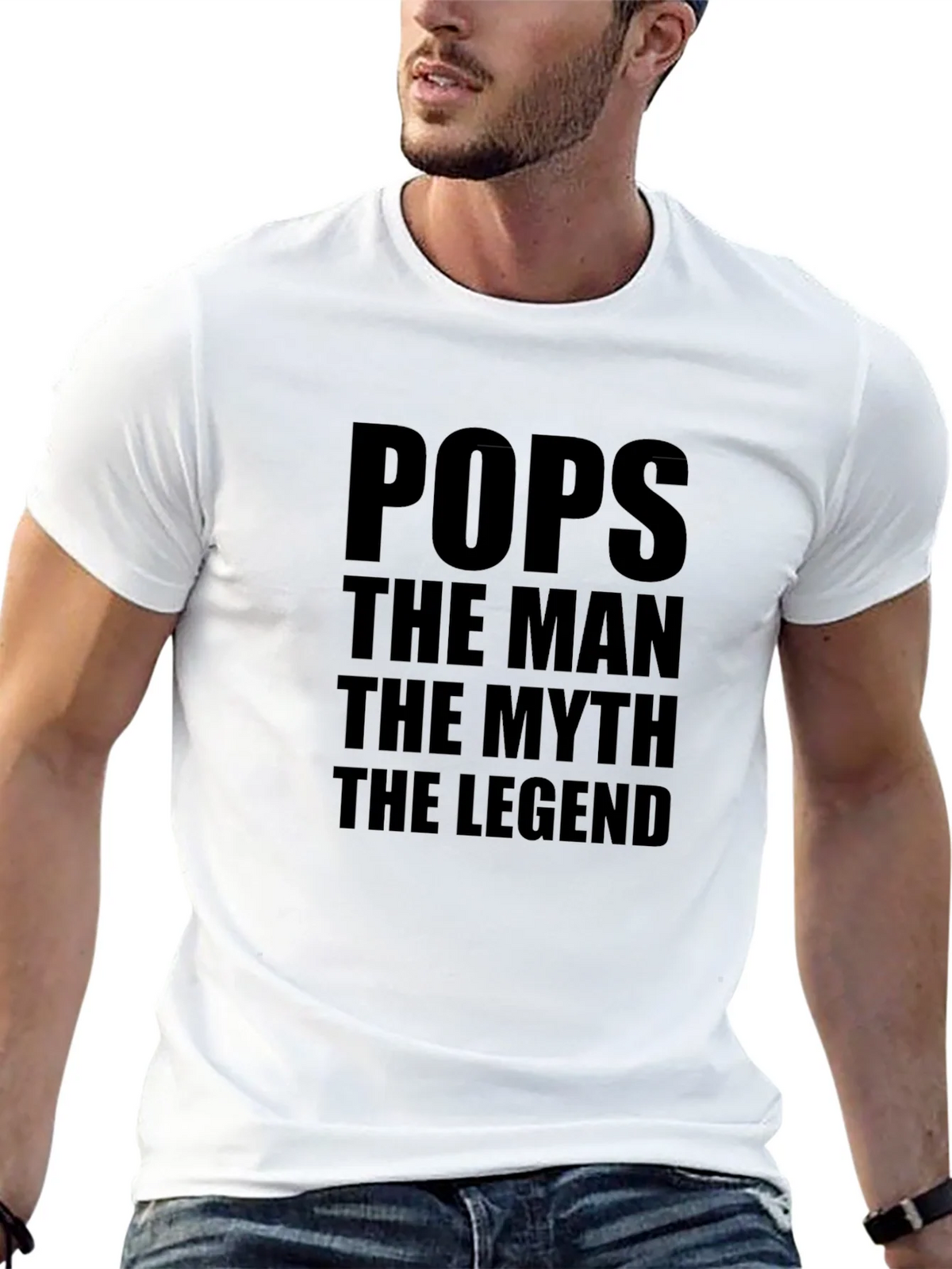 Pops The Man Myth Legend T-Shirt product image 12