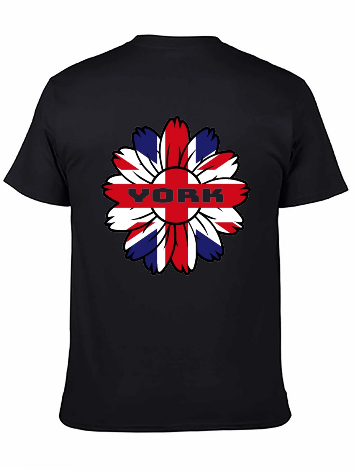 York Flower Graphic T-Shirt - Union Jack Style product image 1