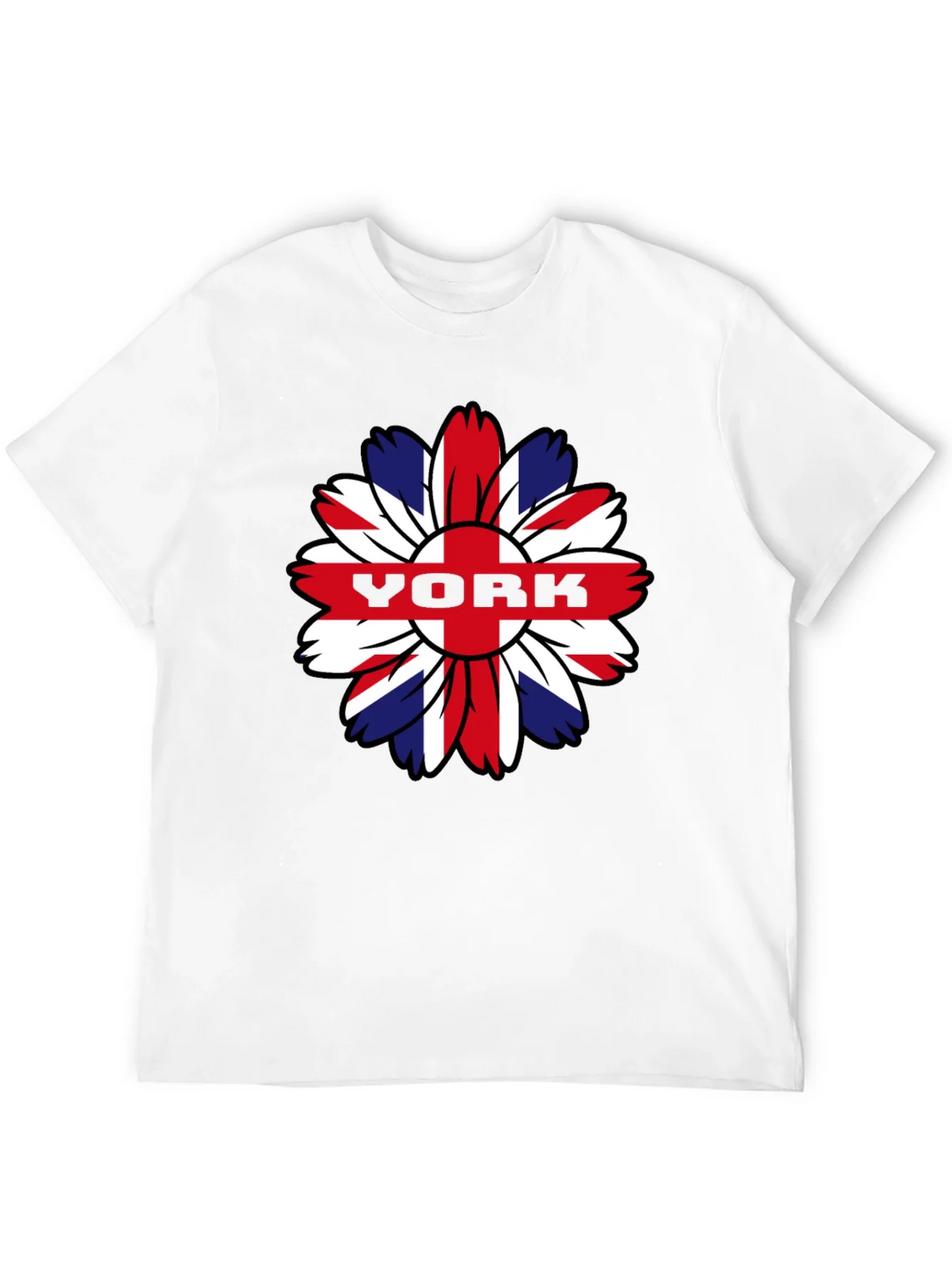 York Flower Graphic T-Shirt - Union Jack Style product image 3