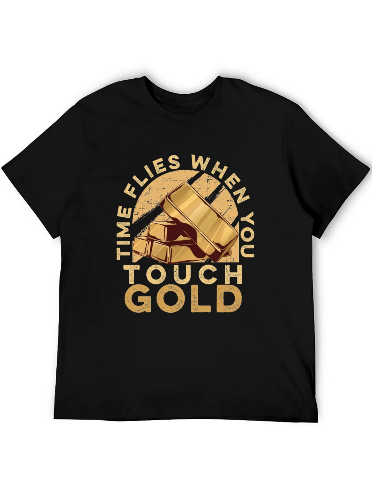 Time Flies When You Touch Gold T-Shirt product image 5