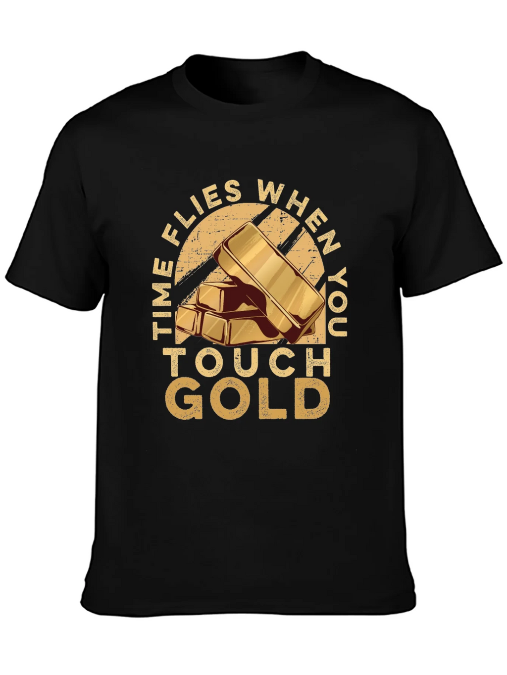 Time Flies When You Touch Gold T-Shirt product image 3