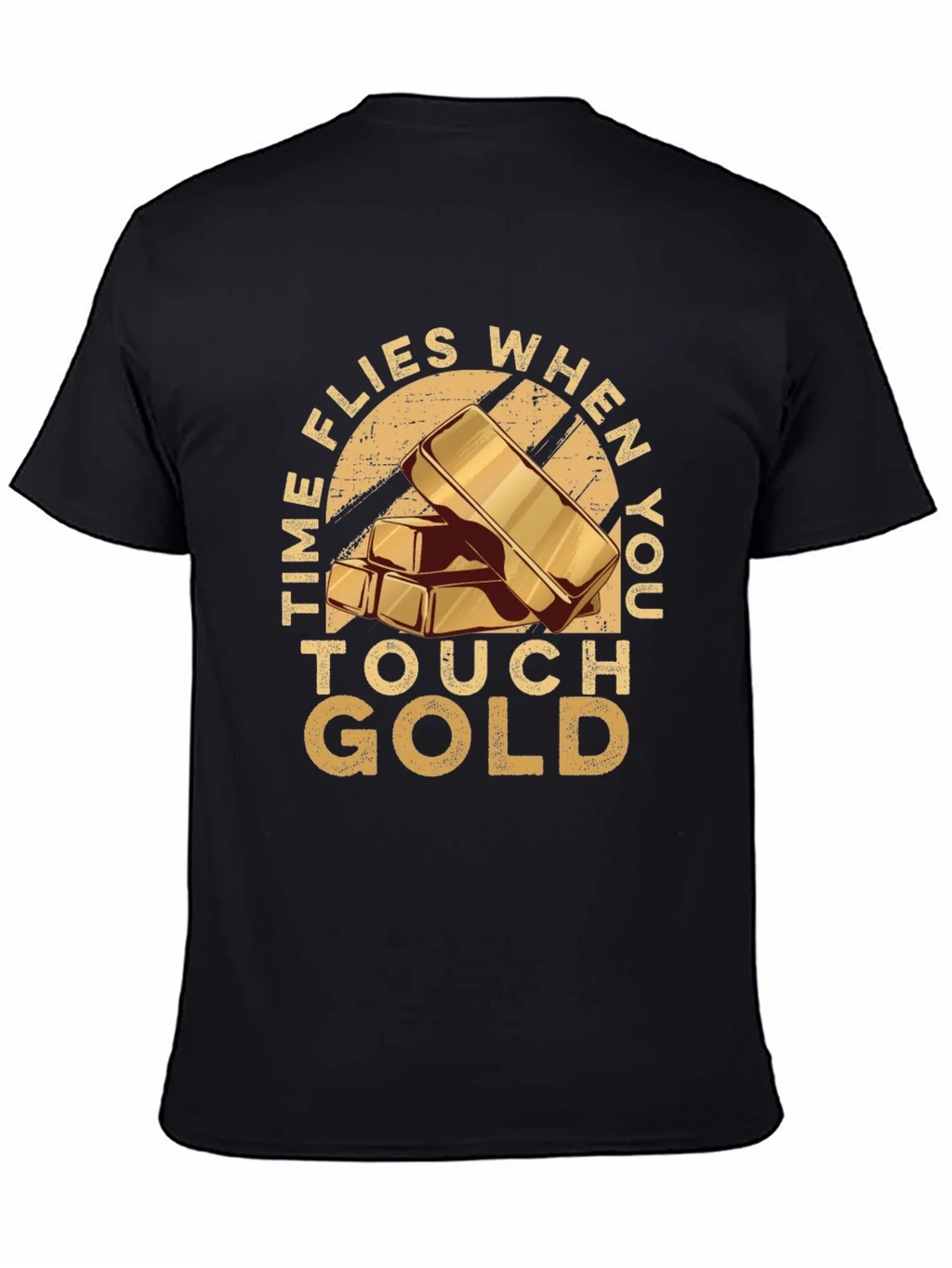 Time Flies When You Touch Gold T-Shirt product image 4