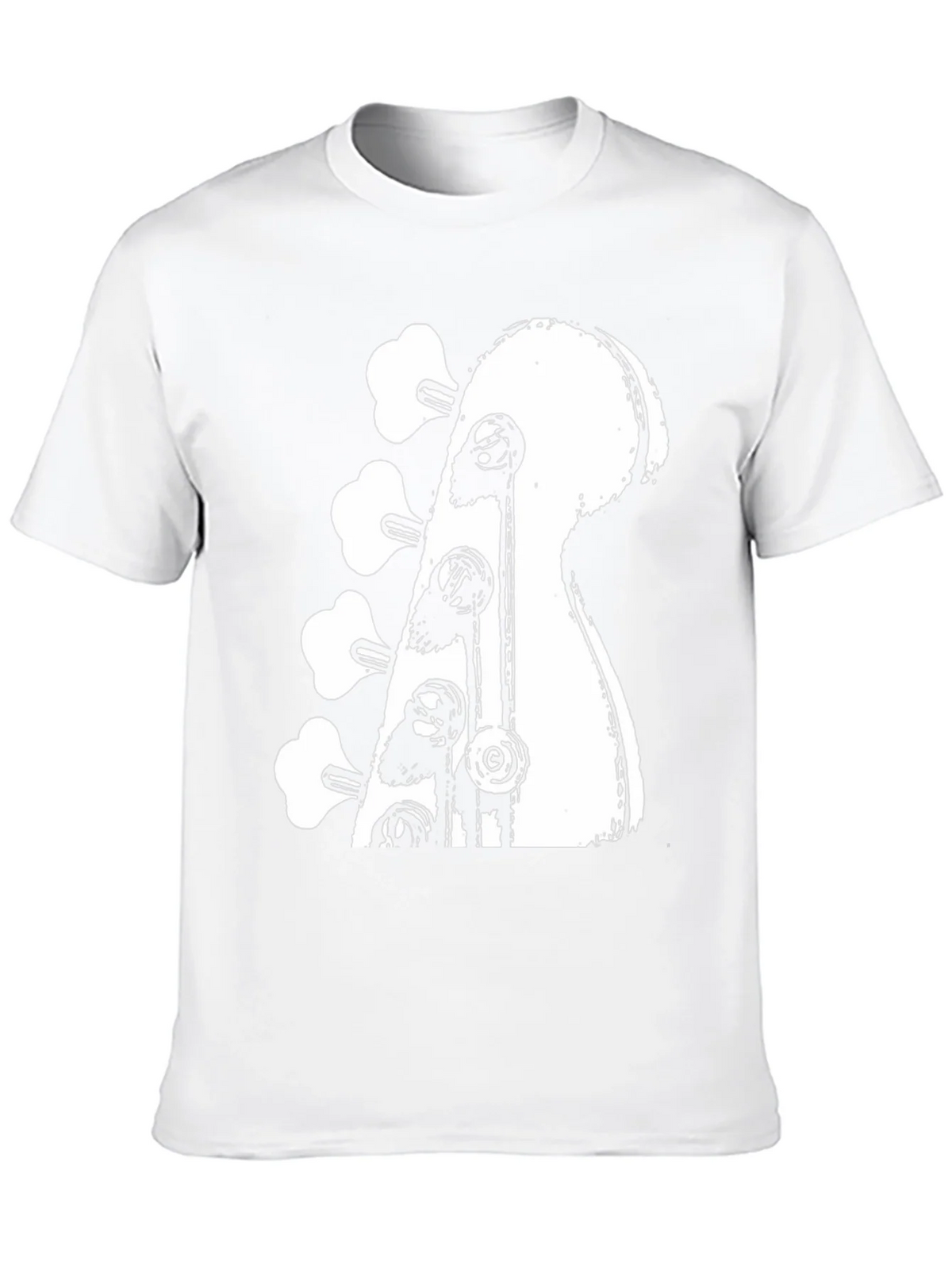 Bass Guitar Headstock Graphic T-Shirt product image 8
