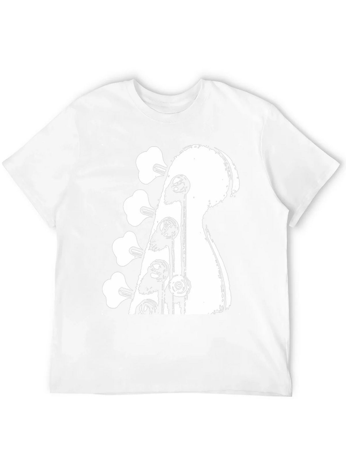 Bass Guitar Headstock Graphic T-Shirt product image 10