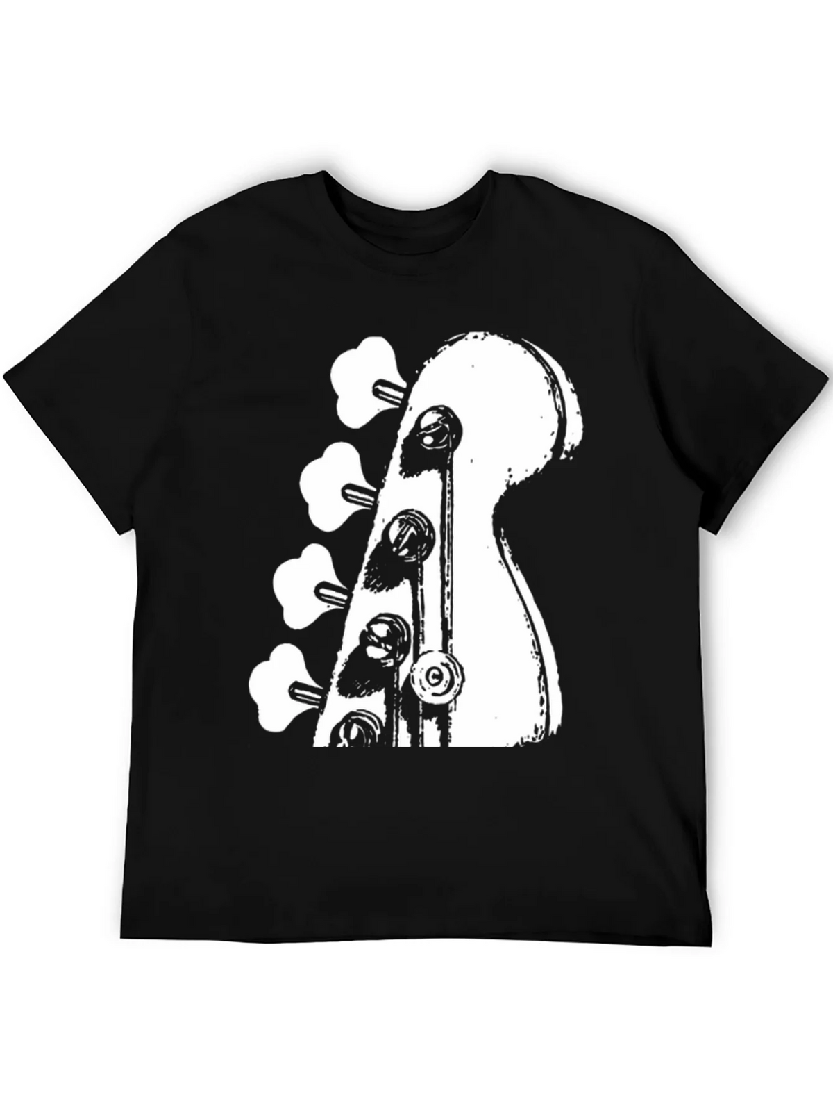 Bass Guitar Headstock Graphic T-Shirt product image 5