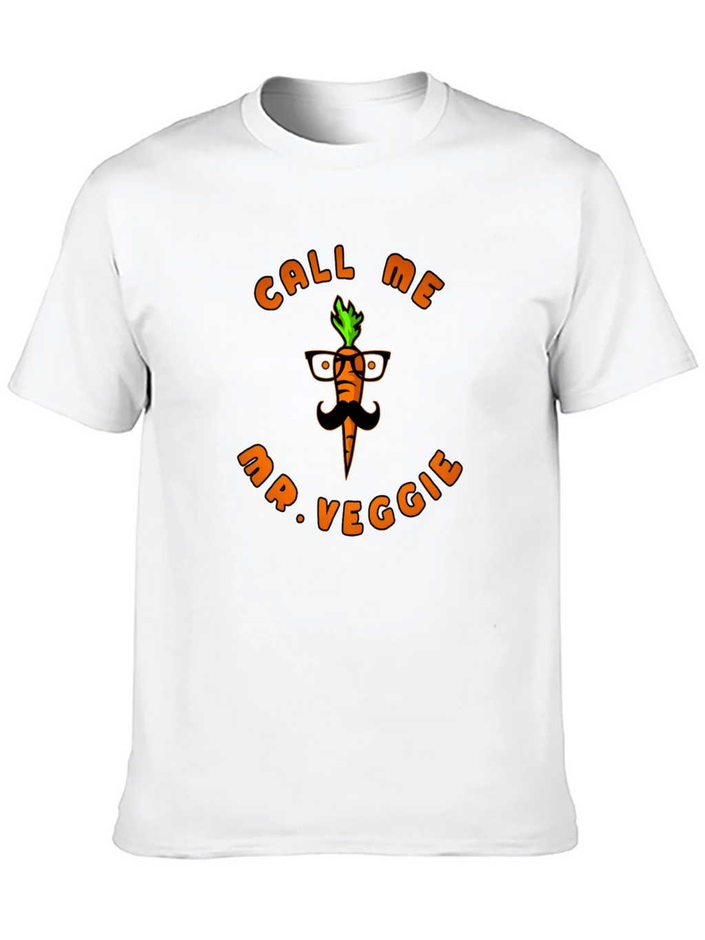 Call Me Mr. Veggie Black T-Shirt product image 9