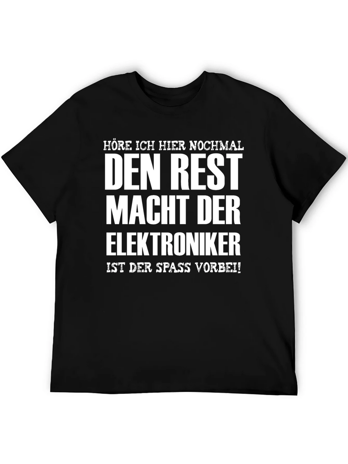 Electronics Technician Fun Black T-Shirt product image 2