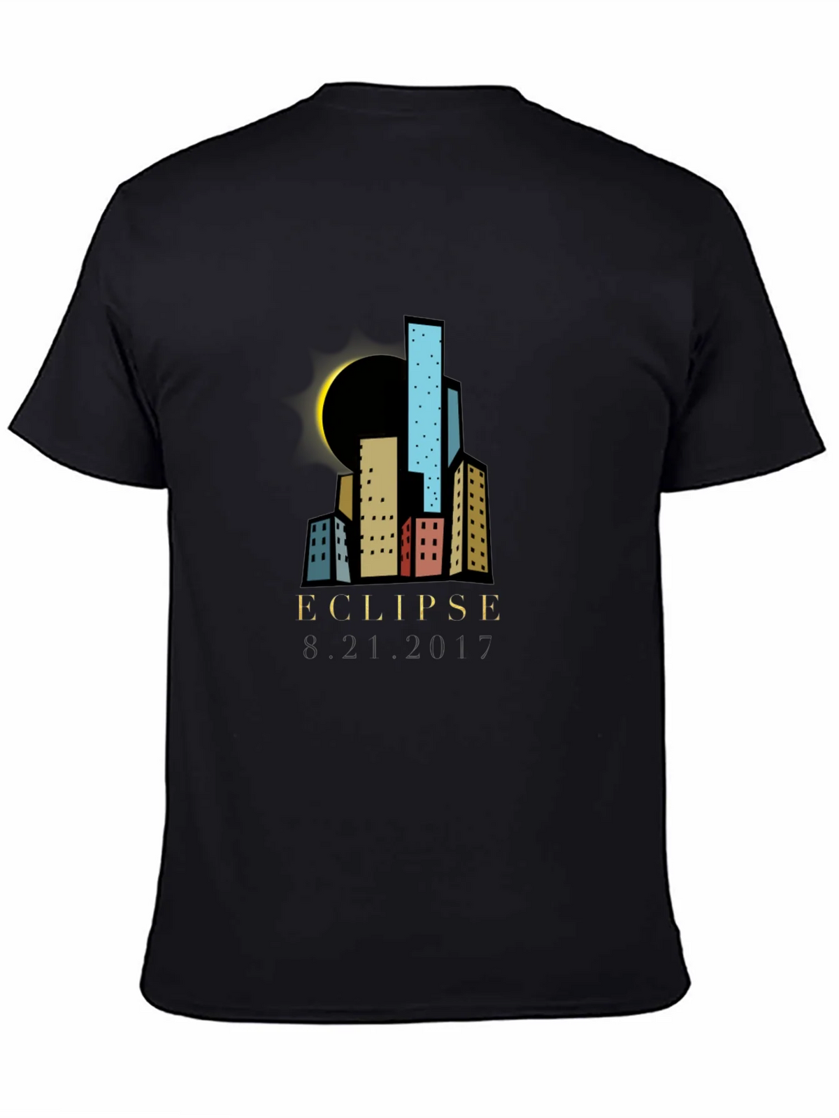 Eclipse Cityscape Graphic T-Shirt - Black product image 4