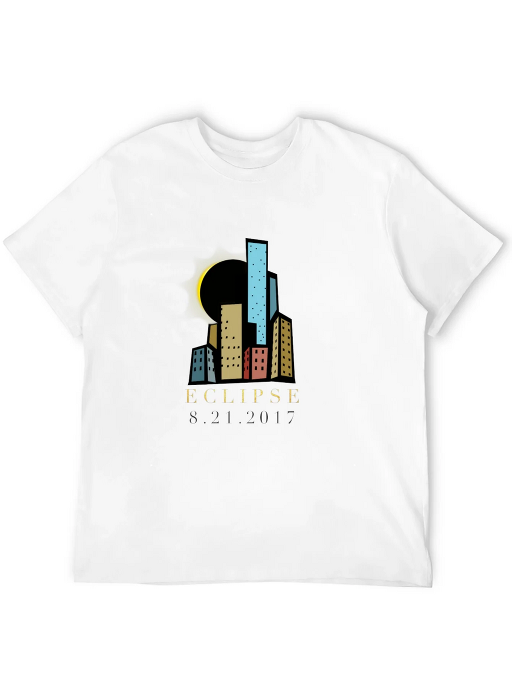 Eclipse Cityscape Graphic T-Shirt - Black product image 11