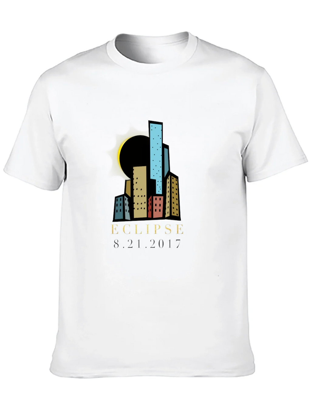 Eclipse Cityscape Graphic T-Shirt - Black product image 9