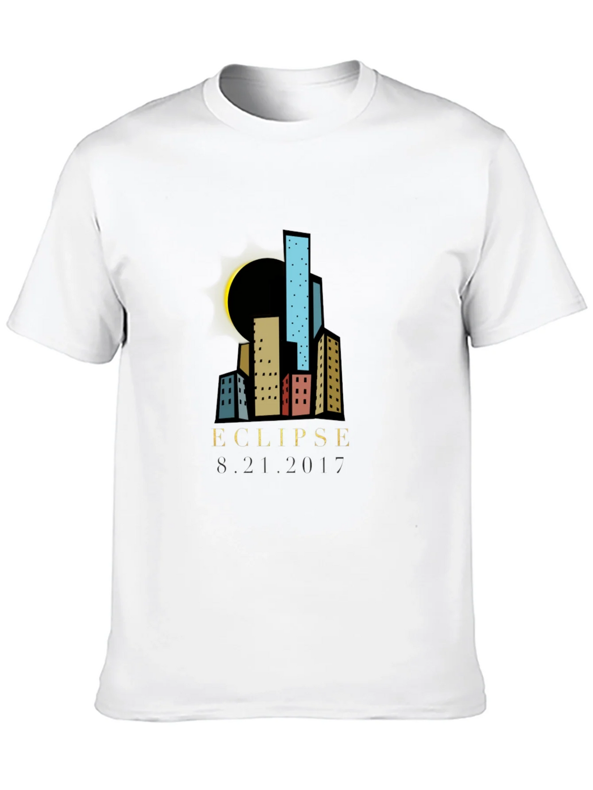 Eclipse Cityscape Graphic T-Shirt - Black product image 9