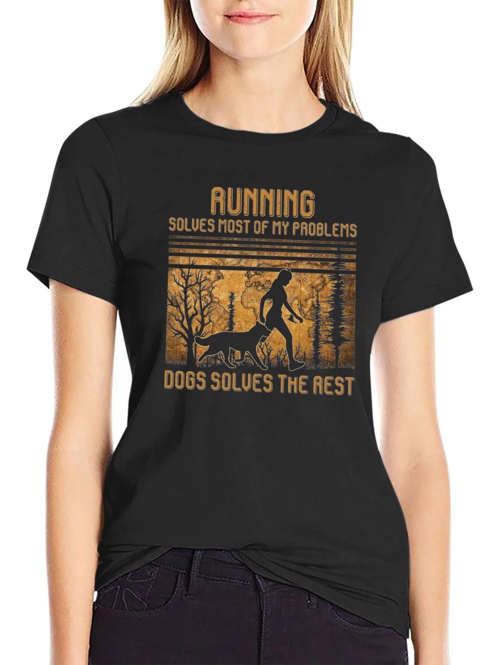 Running & Dogs Graphic Tee product image 2