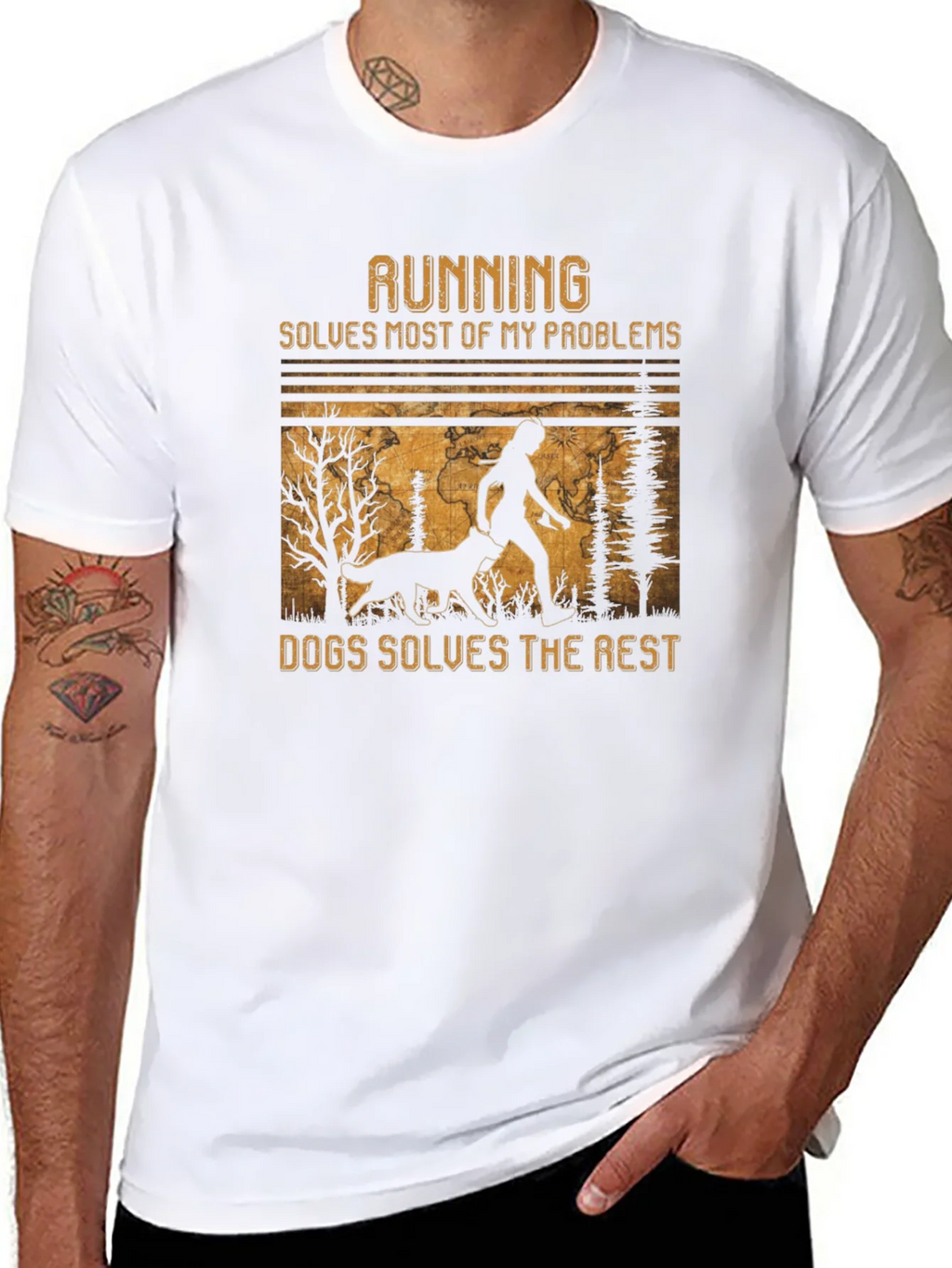 Running & Dogs Graphic Tee product image 7