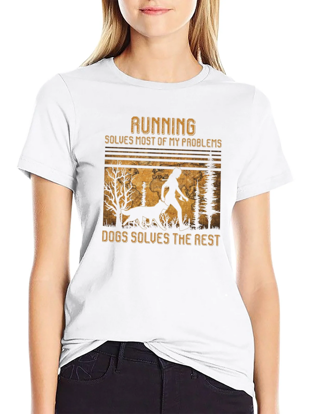 Running & Dogs Graphic Tee product image 8