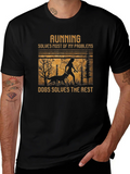 Running & Dogs Graphic Tee product image 1