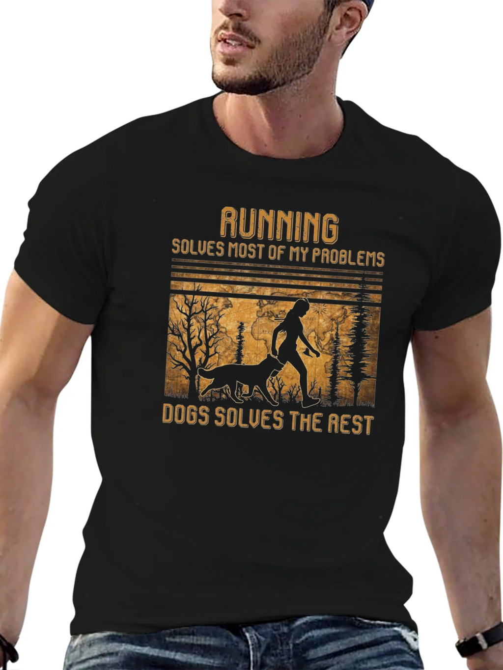 Running & Dogs Graphic Tee product image 6
