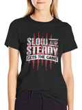 Slow & Steady Gets the Gains Gym T-Shirt product image 1
