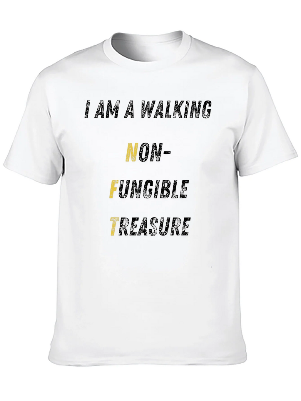 Walking NFT Treasure Black Graphic T-Shirt product image 9