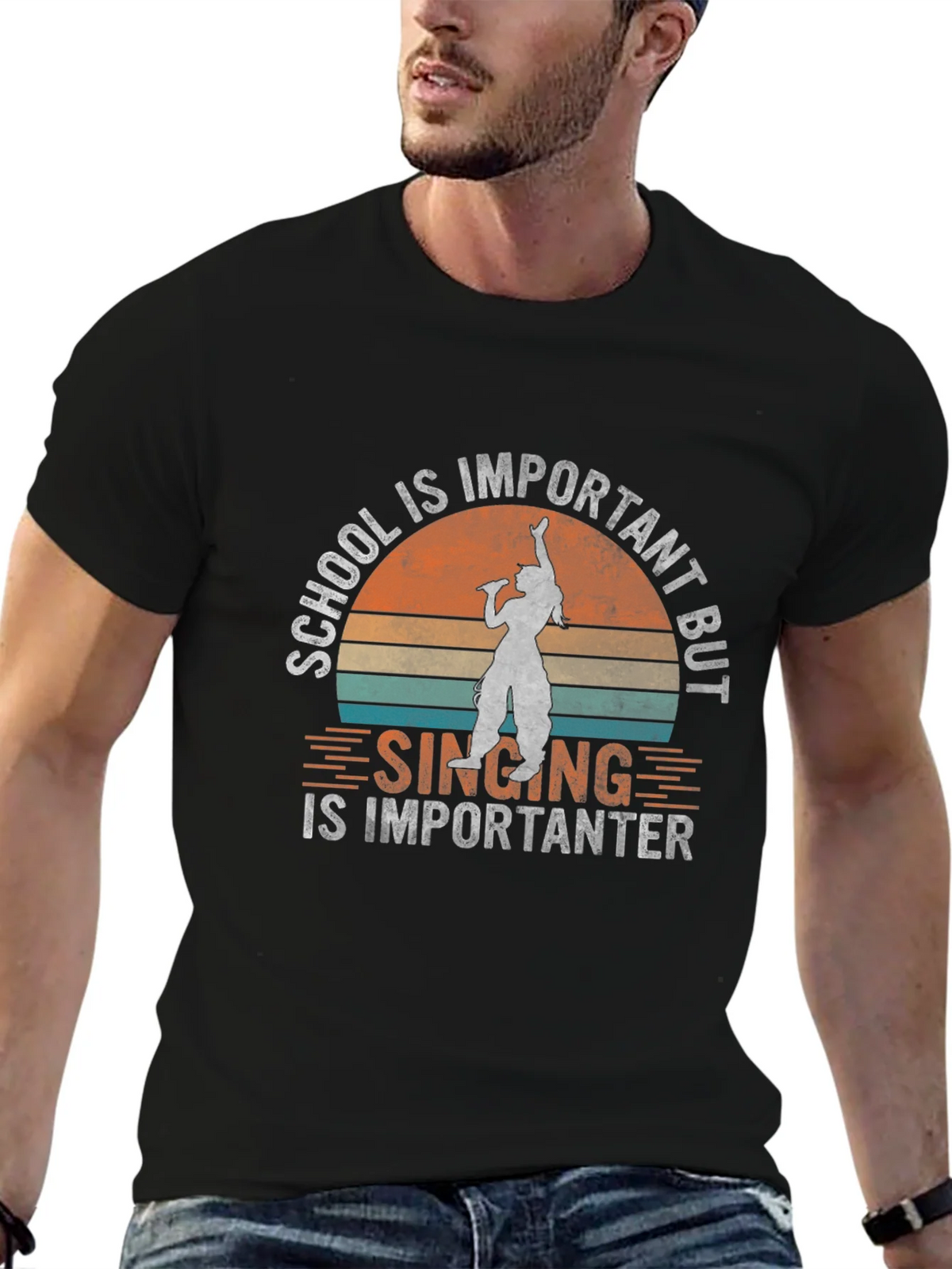 Singing is Importanter T-Shirt - Music Lover Tee product image 4