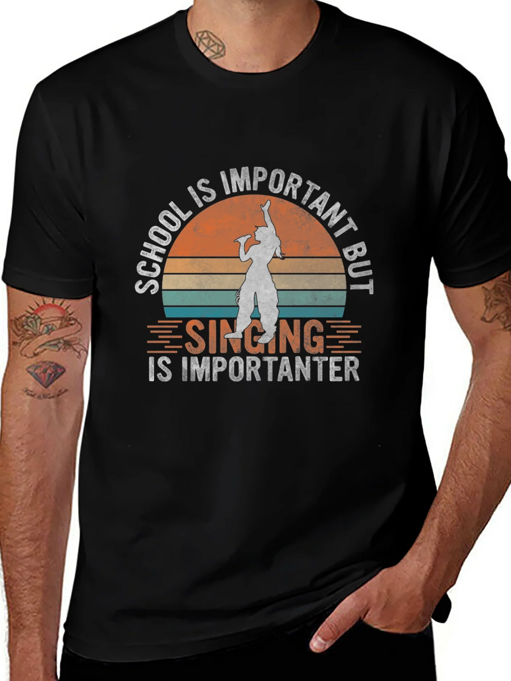 Singing is Importanter T-Shirt - Music Lover Tee product image 1