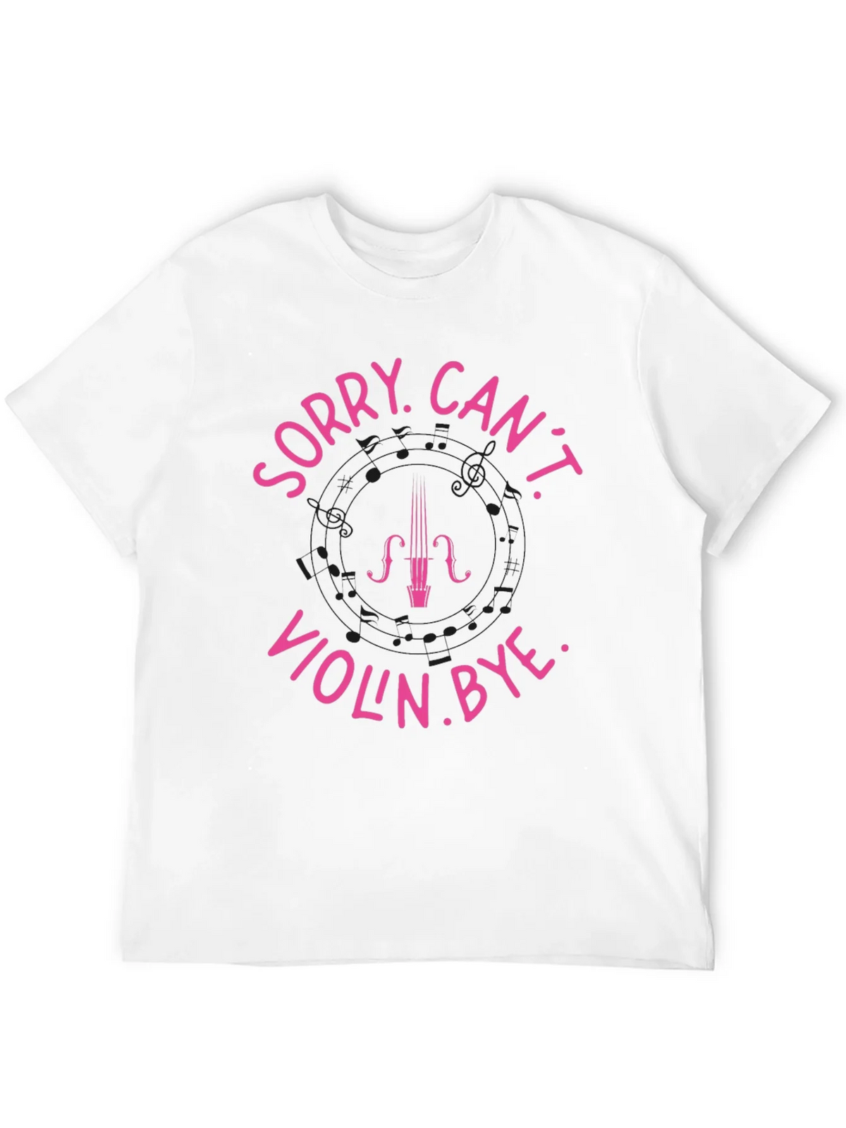 Sorry Cant Violin. Bye Black T-Shirt product image 11