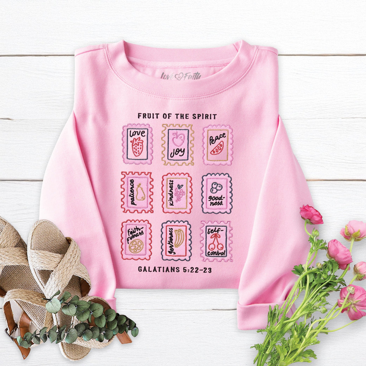 Fruit of the Spirit Embroidered Crewneck Sweatshirt product image 2