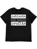 Patients Over Insulin Profits Graphic Tee product image 1