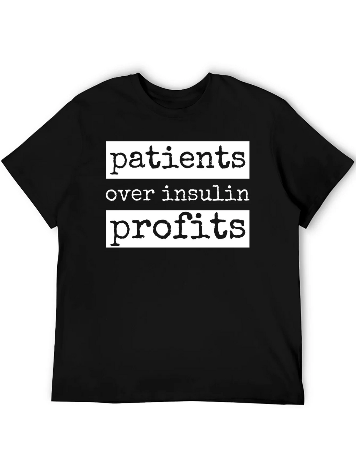 Patients Over Insulin Profits Graphic Tee product image 1