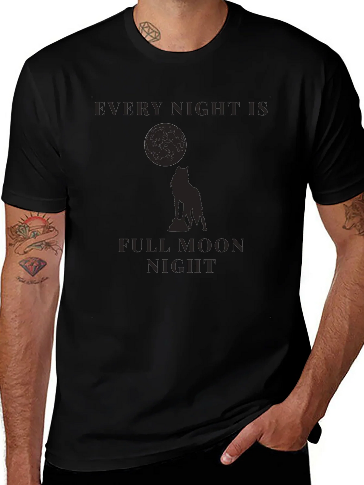 Every Night Is Full Moon Graphic Tee product image 1