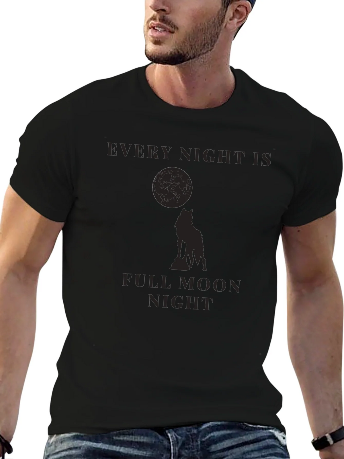 Every Night Is Full Moon Graphic Tee product image 6