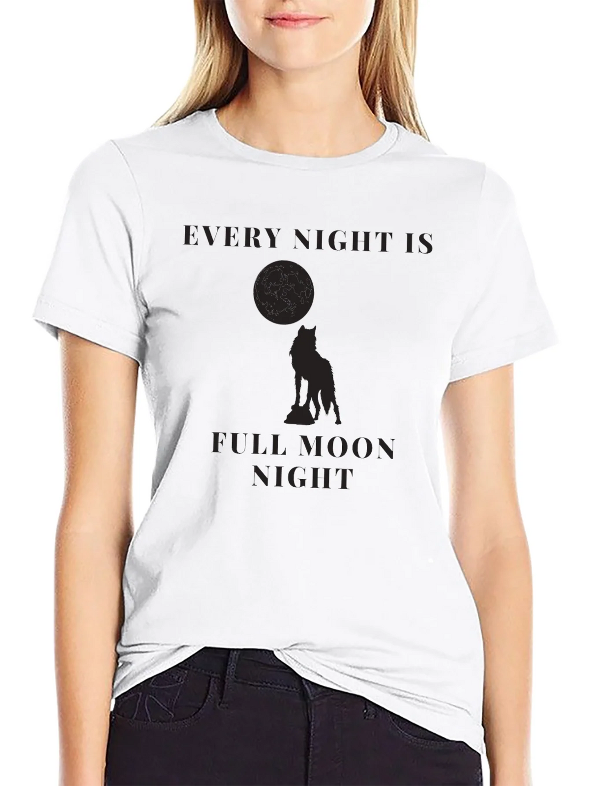Every Night Is Full Moon Graphic Tee product image 8