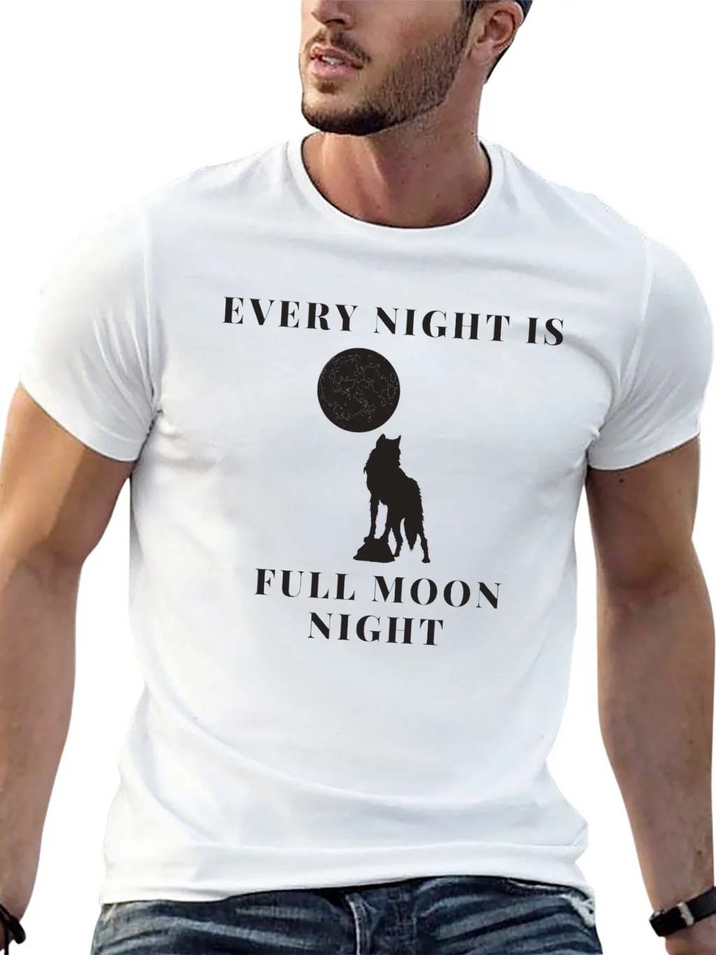 Every Night Is Full Moon Graphic Tee product image 12