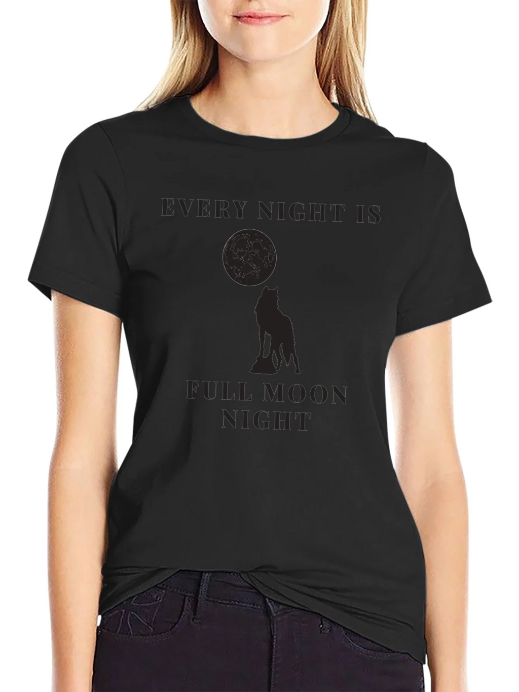 Every Night Is Full Moon Graphic Tee product image 2