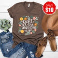 Don't Let the Hard Days V-Neck - 10
