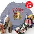 Festive With Limits Long Sleeve - Heather Storm - 17 product image 1